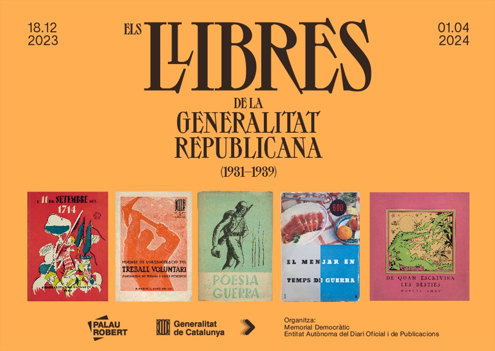 Inaugurada l’exposició “Els llibres de la Generalitat republicana”al Palau Robert